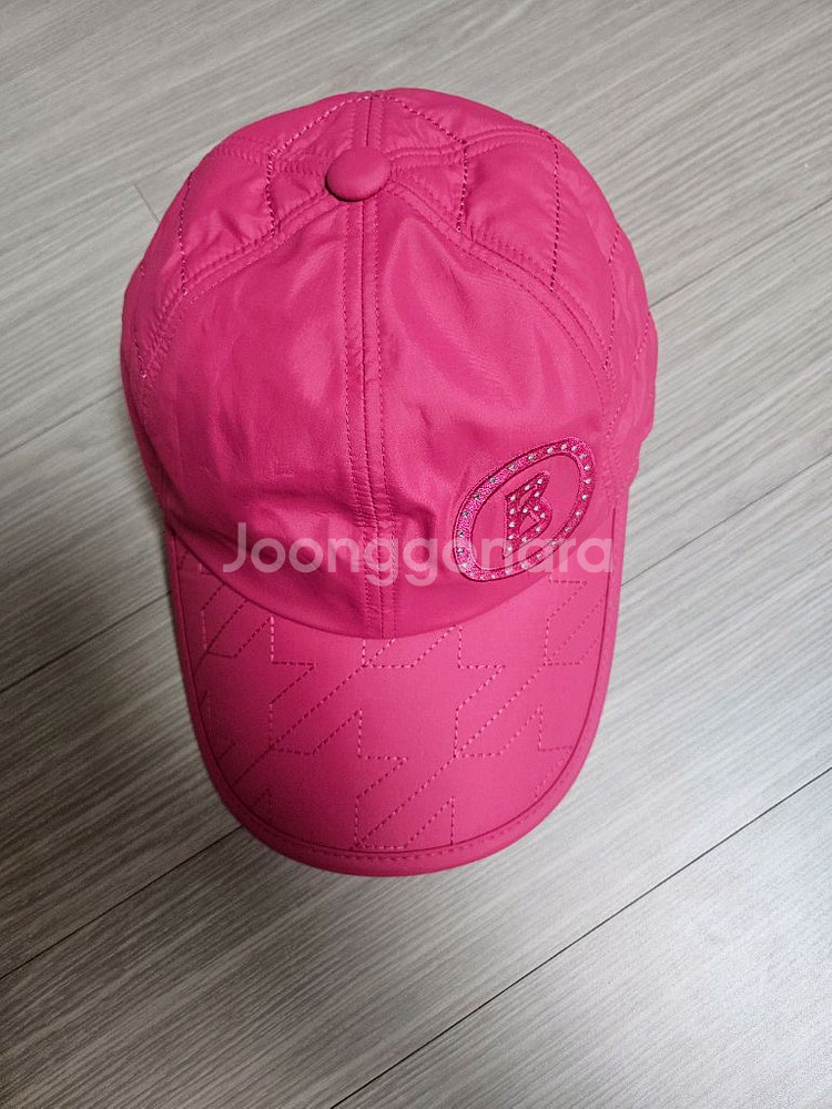 보그너 여성 골프 모자 핑크 새상품--0
