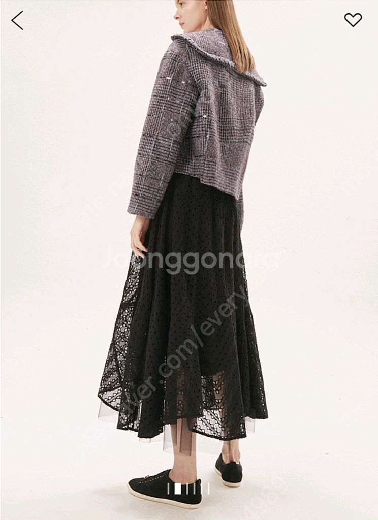 타임 세일러 칼라 체크 재킷 랑방 마인 더캐시미어--1