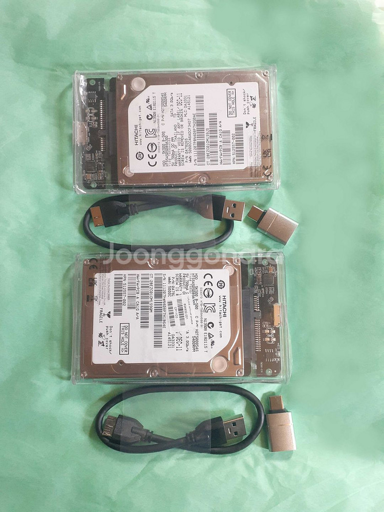 외장하드 500GB + 500GB USB3.0 1+1--0