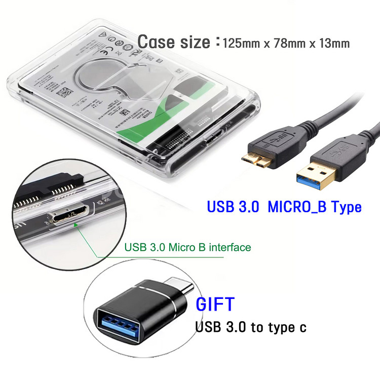 외장하드 500GB + 500GB USB3.0 1+1--6