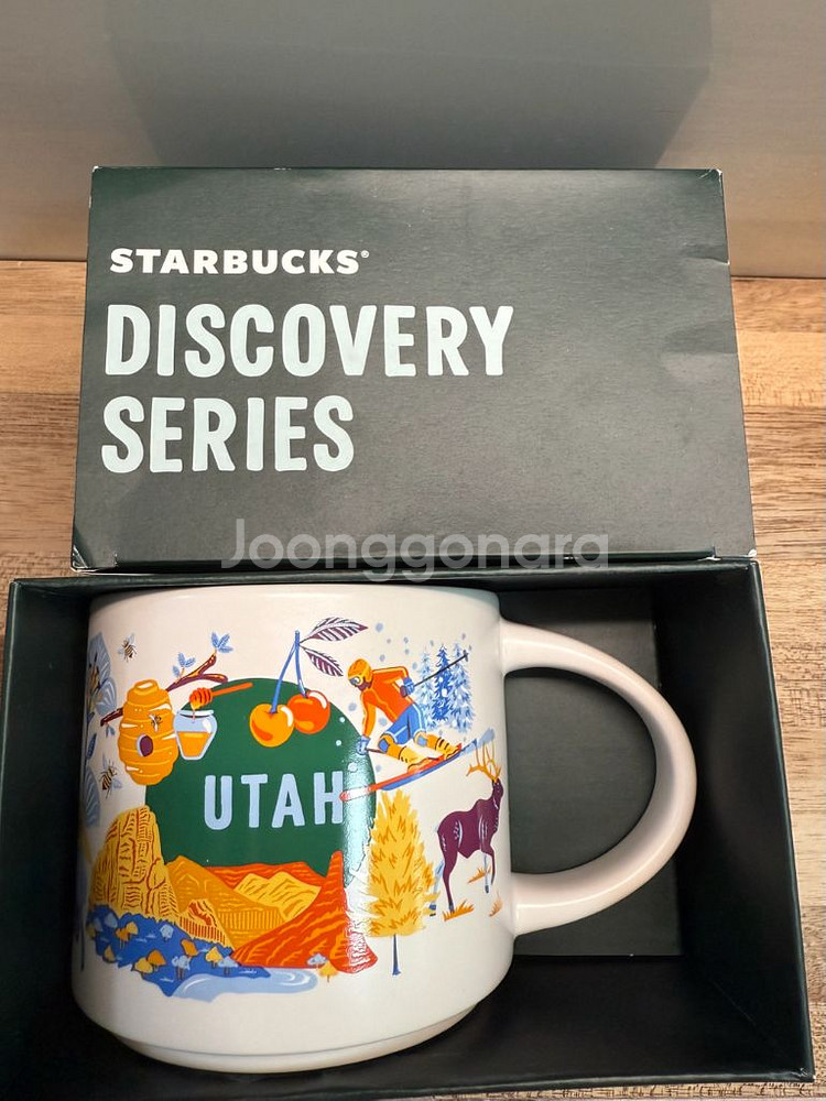 스타벅스한정판 디스커버리 유타주 머그컵 414ml--0