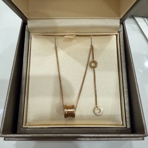 불가리 비제로원 미니 로즈골드 넥크리스 (풀박스)