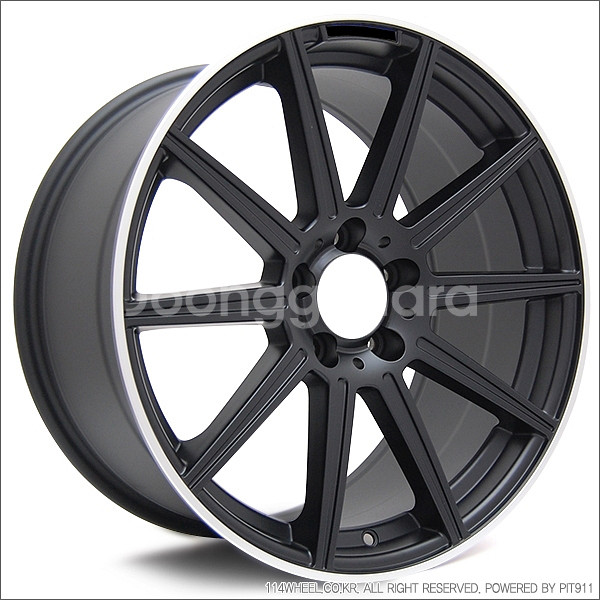 18인치 벤츠 E63 AMG st 매트블랙폴리쉬 신품휠--1