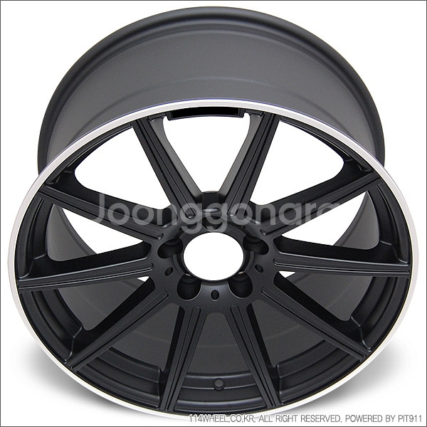 18인치 벤츠 E63 AMG st 매트블랙폴리쉬 신품휠--2