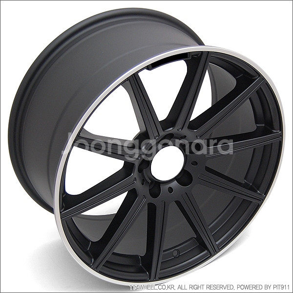 18인치 벤츠 E63 AMG st 매트블랙폴리쉬 신품휠--4