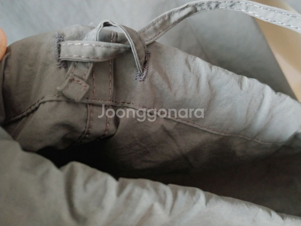 파사드패턴 테이퍼드 밴딩 팬츠 포레스트 M--5