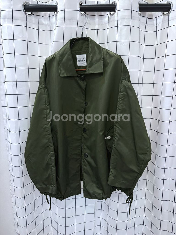 스튜디오톰보이 오버핏 스트링 점퍼--1