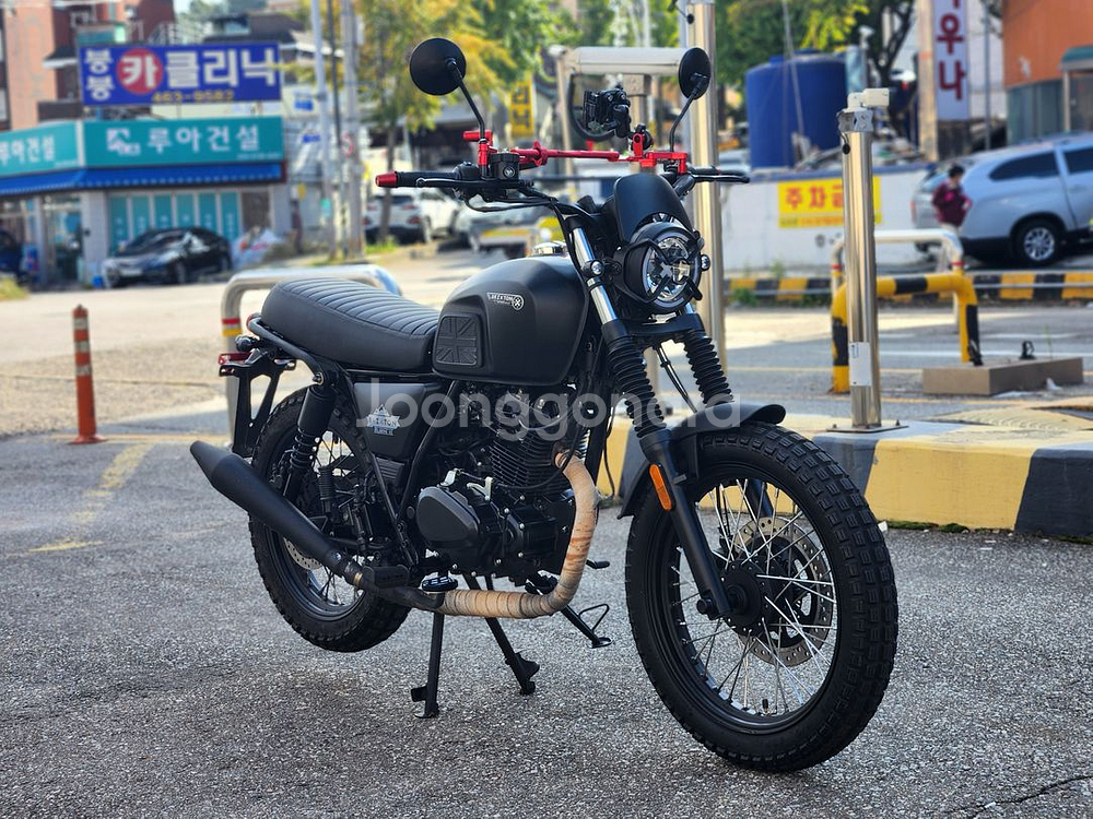 24년식/브릭스톤펠스버그125cc/3천/블박/신차급팝니--2