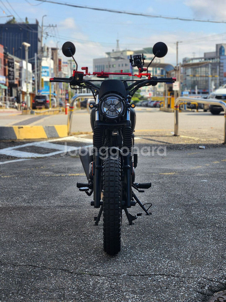 24년식/브릭스톤펠스버그125cc/3천/블박/신차급팝니--1