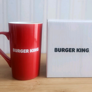 [새제품] BURGER KING 버거킹 빨간 머그컵