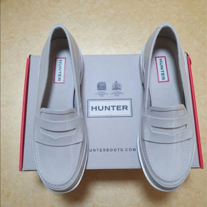 [새상품] 헌터 페니로퍼 레인슈즈 레인로퍼 230~35