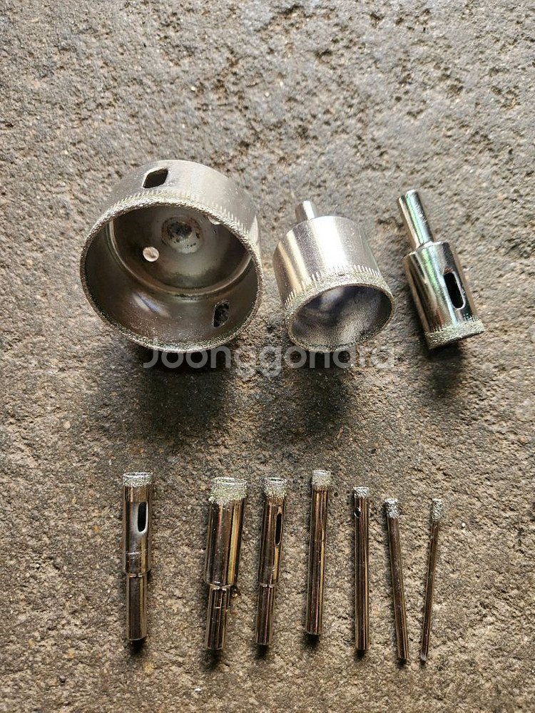 다이아몬드 코팅 석재 홀소 셋트--0