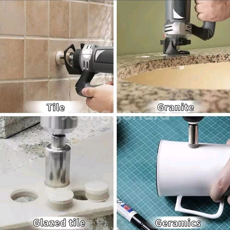 다이아몬드 코팅 석재 홀소 셋트--2