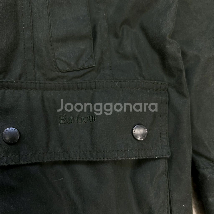 38) 바버 비데일 자켓 코트--2