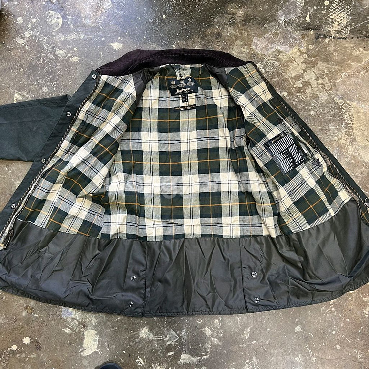 38) 바버 비데일 자켓 코트--6