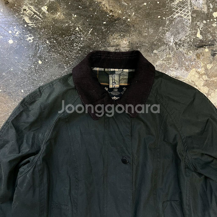 38) 바버 비데일 자켓 코트--3