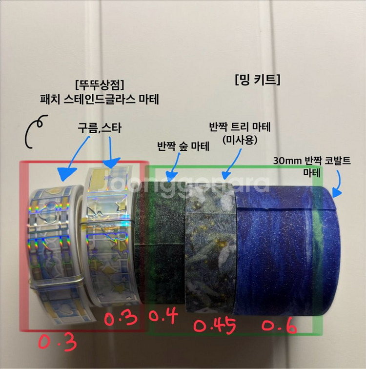 산리오 포차코 클리오 쿠키런 키링 띠부씰 스티커--1