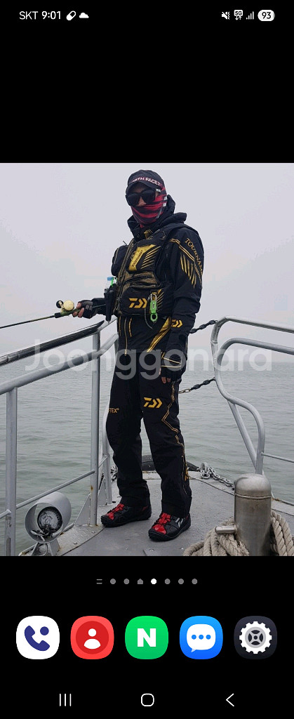 다이와 토너먼트 낚시복세트+구명조끼--0