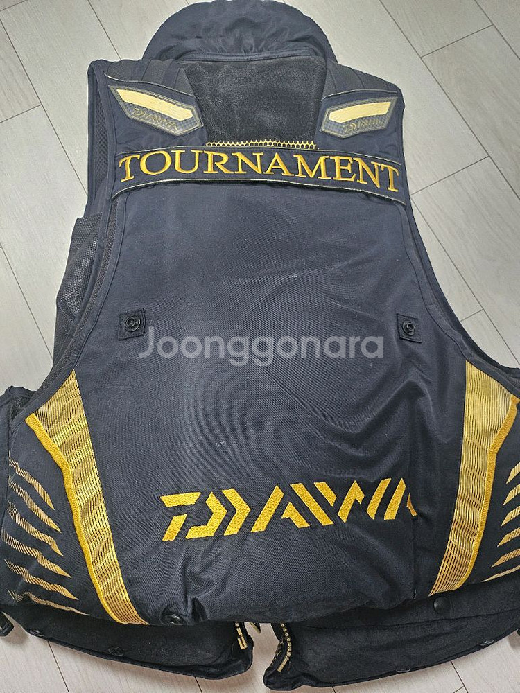 다이와 토너먼트 낚시복세트+구명조끼--5