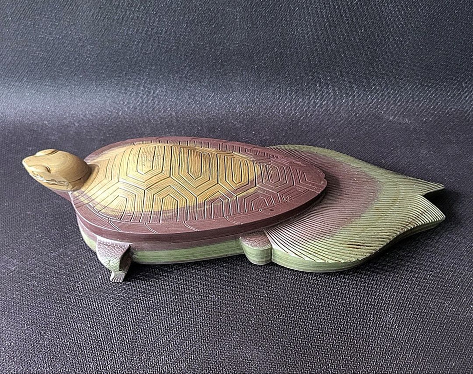 하루 세일 진품 명품 보증 압록강 위원석 거북 벼루--2