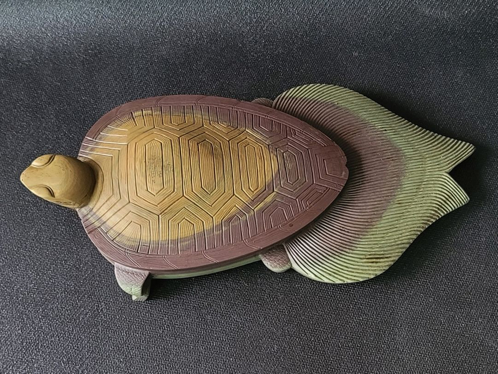 하루 세일 진품 명품 보증 압록강 위원석 거북 벼루--1