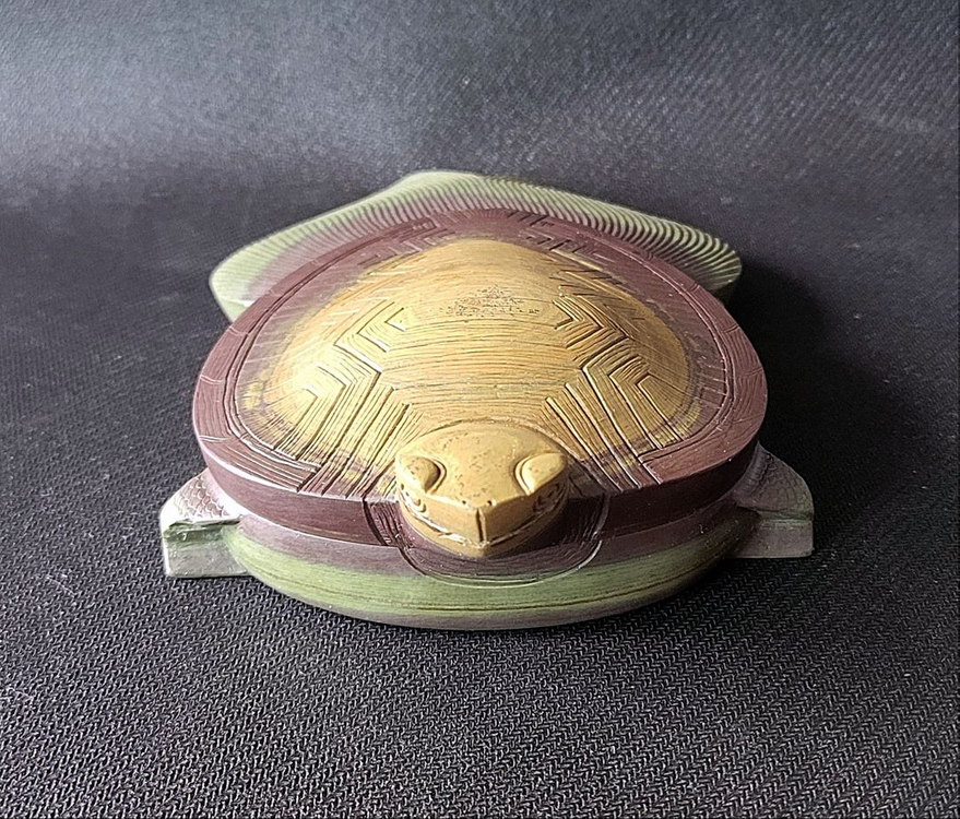 하루 세일 진품 명품 보증 압록강 위원석 거북 벼루--5