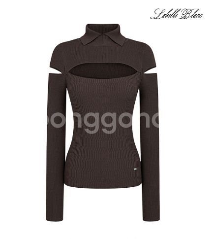 라벨르블랑 모달커팅니트브라운 (새상품 Leeds--0