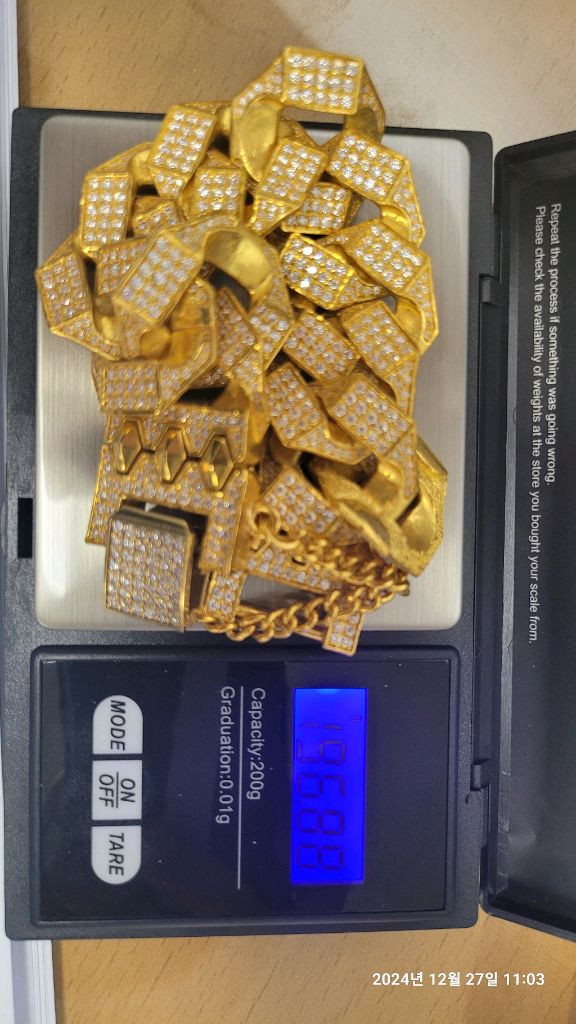 순금50돈 풀파베 팔찌 이미지