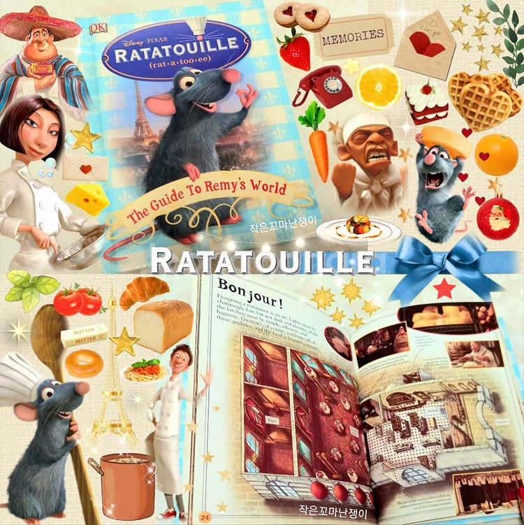 +* 낭만 프랑스 : 라따뚜이 디즈니•픽사 희귀 아트북--1