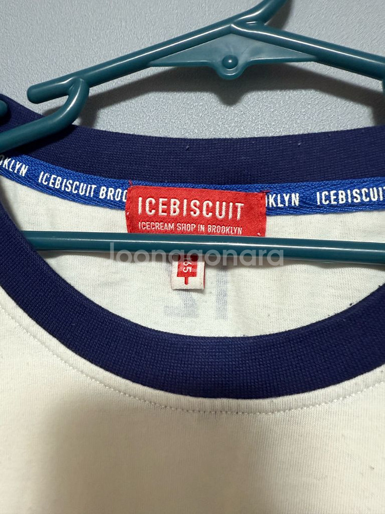 아이스비스킷 래글런 7부소매 티셔츠--1