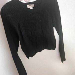 포에버 21 블랙크롭 니트 에이블리 교신