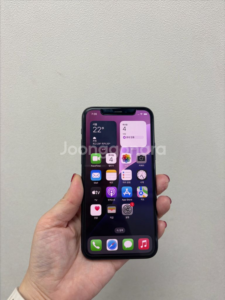 (부산중고폰)아이폰11프로 그린 64기가 판매해요--0