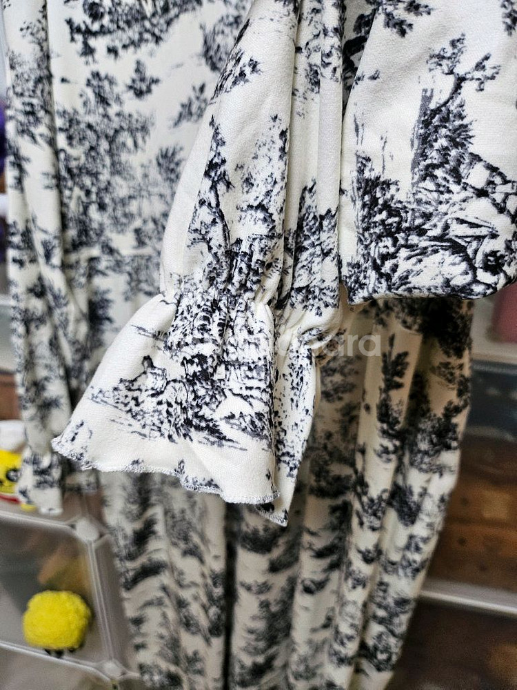 잠옷 원피스 수면잠옷 기모 롱원피스 여성 잠옷--4