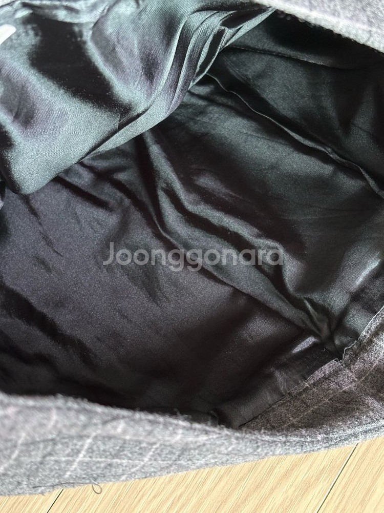 베니토 체크 플리츠 스커트 s--5