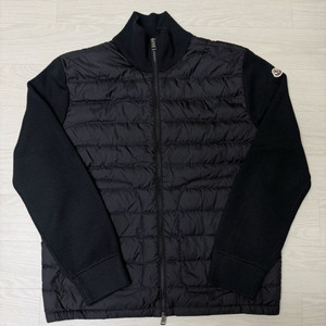 [XXL] 몽클레어 24FW 블랙 니트 가디건 패딩