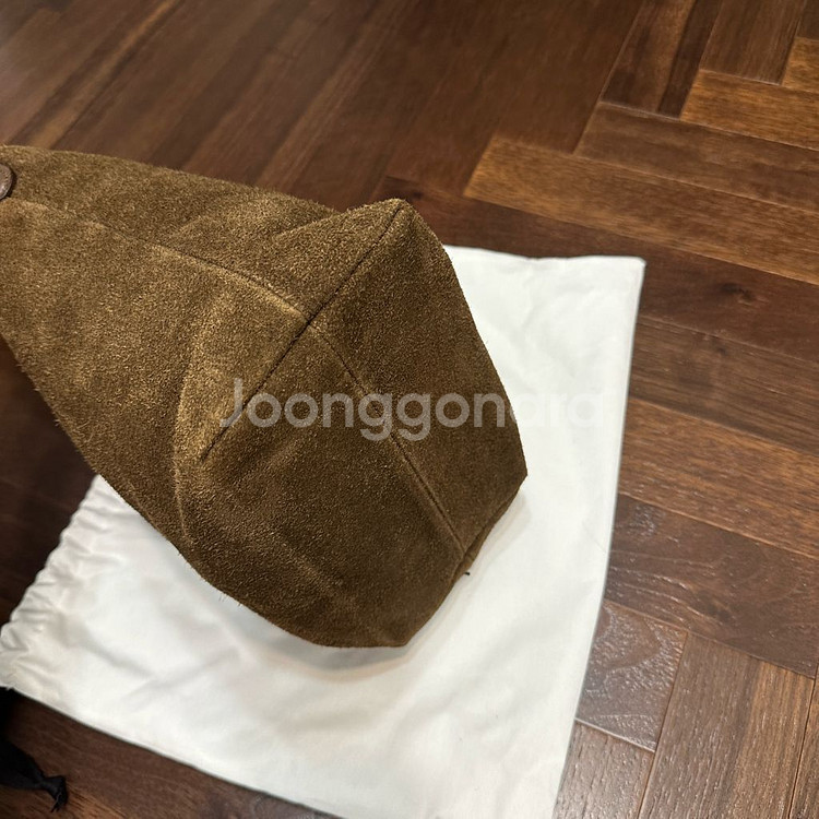 프레쉬라벨 덴버백 브라운 스웨이드 스몰--6