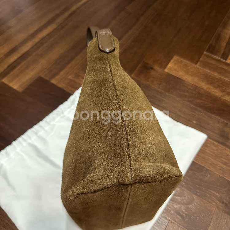 프레쉬라벨 덴버백 브라운 스웨이드 스몰--5