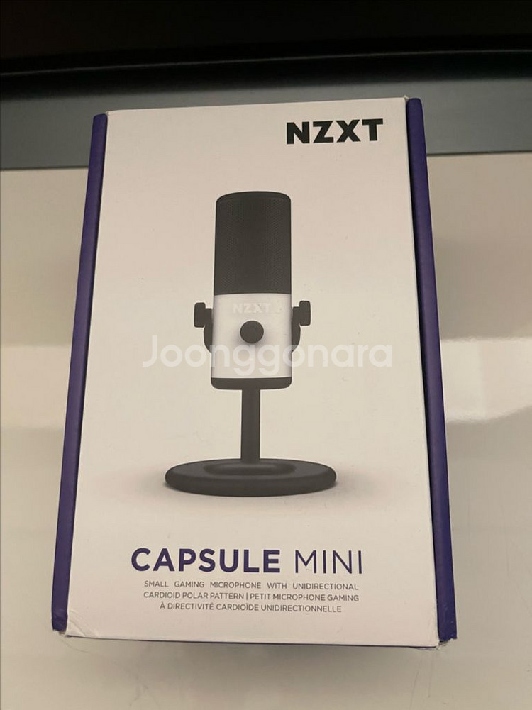 nzxt 캡슐 미니 화이트 마이크 단순개봉--0