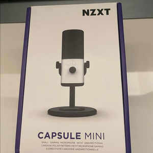 nzxt 캡슐 미니 화이트 마이크 단순개봉