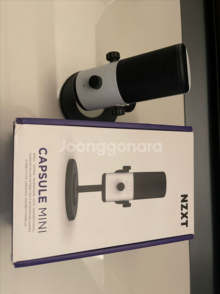 nzxt 캡슐 미니 화이트 마이크 단순개봉--1
