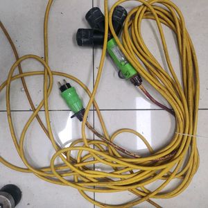 3way 방수 방우 콘센트 니드선 약15미터 작업선
