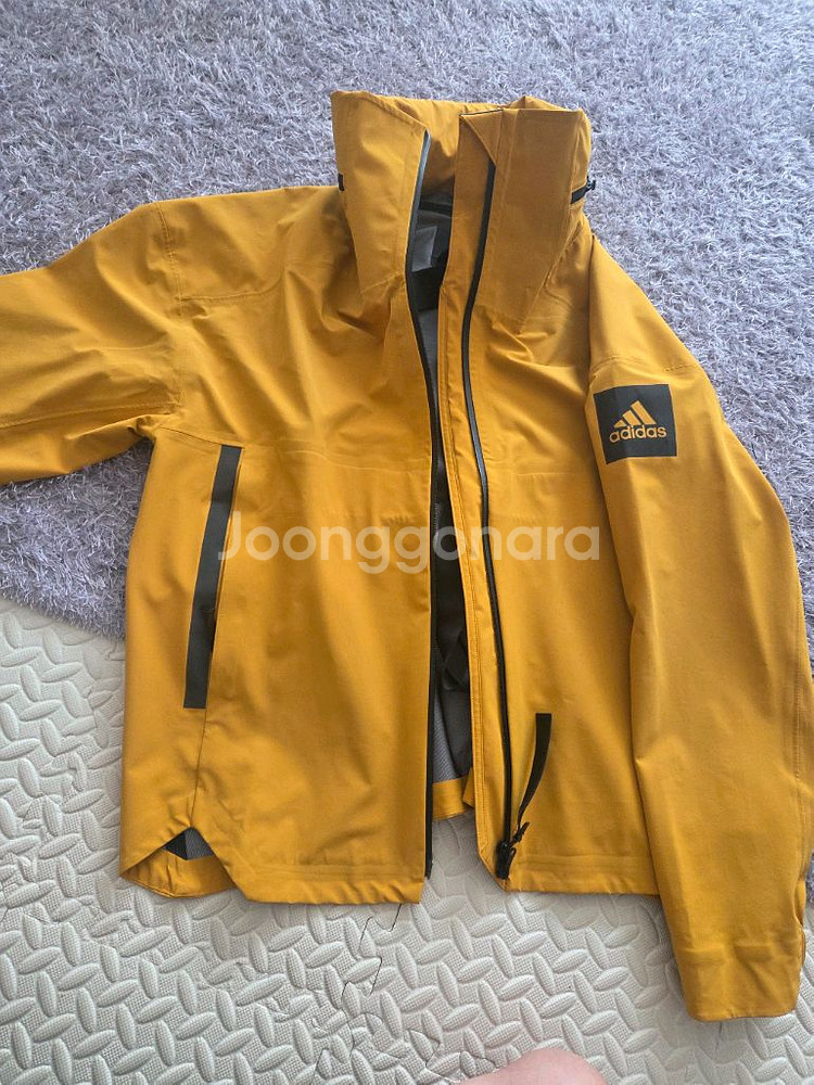 아디다스 마이쉘터 옐로우 바람막이--10