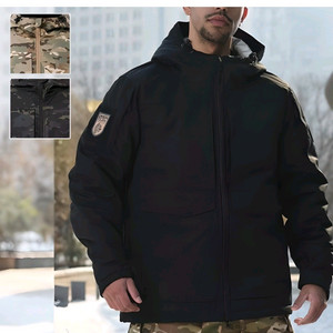 택티컬 후드 패딩 자켓 밀리터리 야상 점퍼 열반사 전술