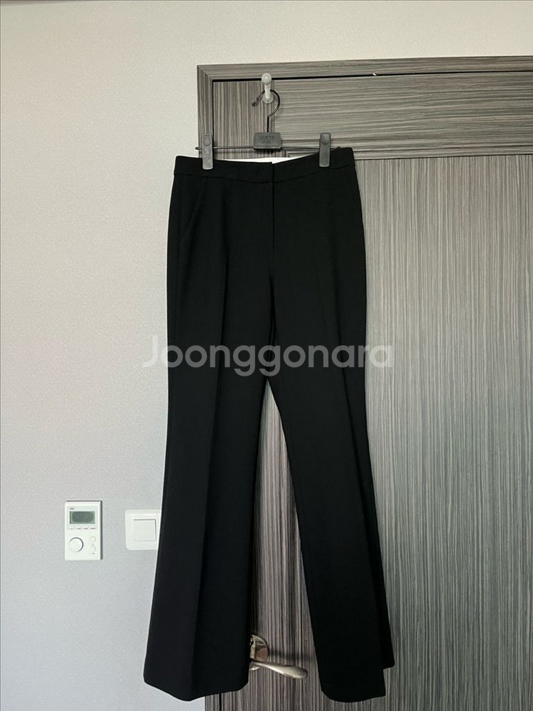 1423뷰드팍블랙울팬츠새상품--1