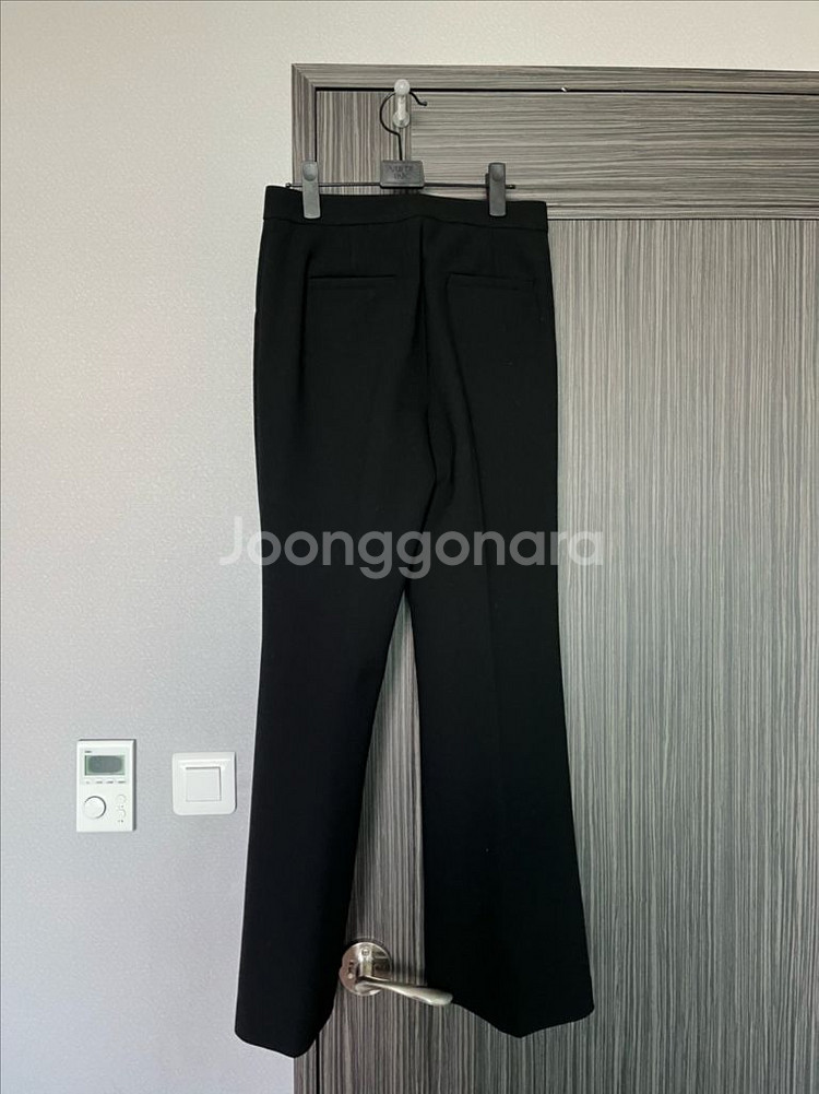 1423뷰드팍블랙울팬츠새상품--2