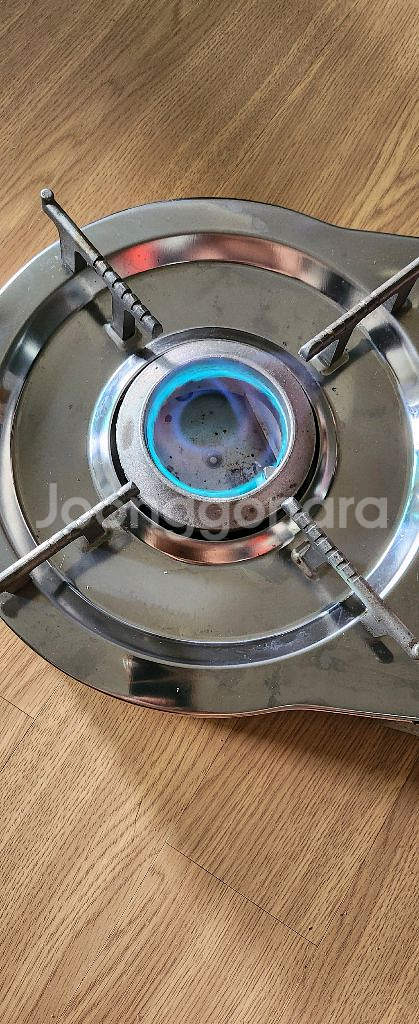 사파이어휴대용가스렌지/부탄용기폭발방지용/회오리불/이동식--5