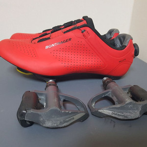 본트래거 발리스타 클릿 슈즈 40 & 시마노 클릿페달