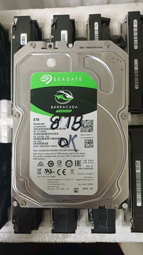 시게이트 8TB 3.5인치 HDD - 안심되는 중고거래