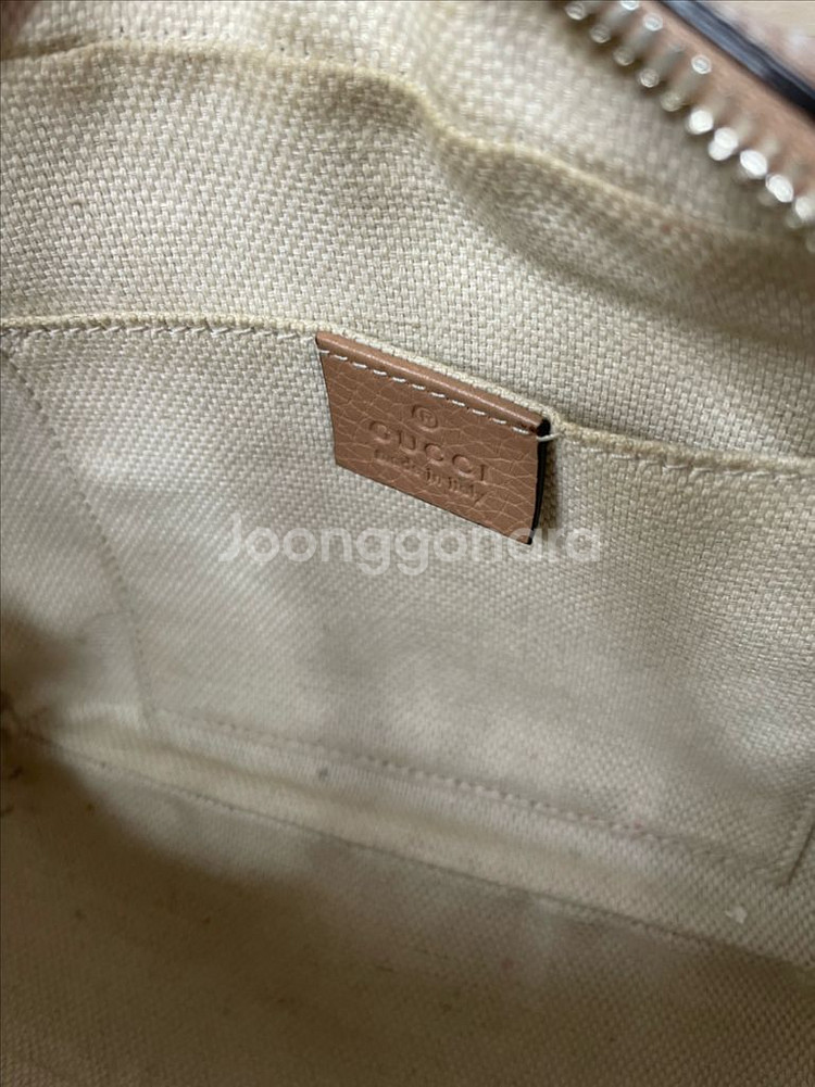 구찌 디스코백 베이지--4