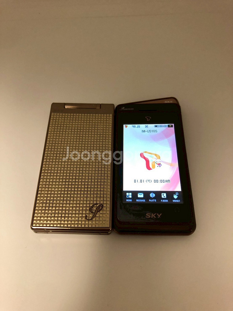 스카이 듀퐁 폴더폰과 듀퐁폰 2대 일괄 판매--0